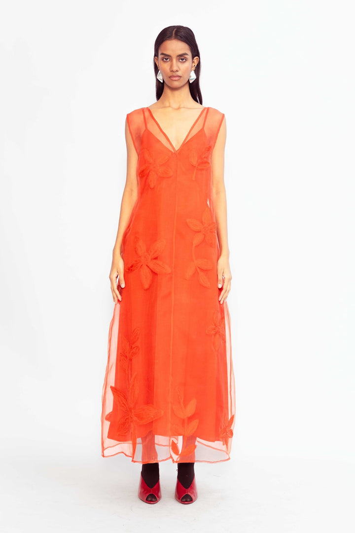 Miranda Dress - Coral