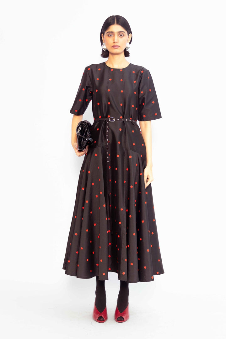 Nerin Sequin Dress - Onyx