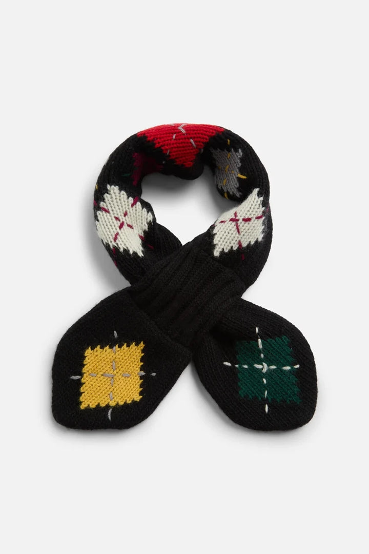 Slotted Scarf - Black