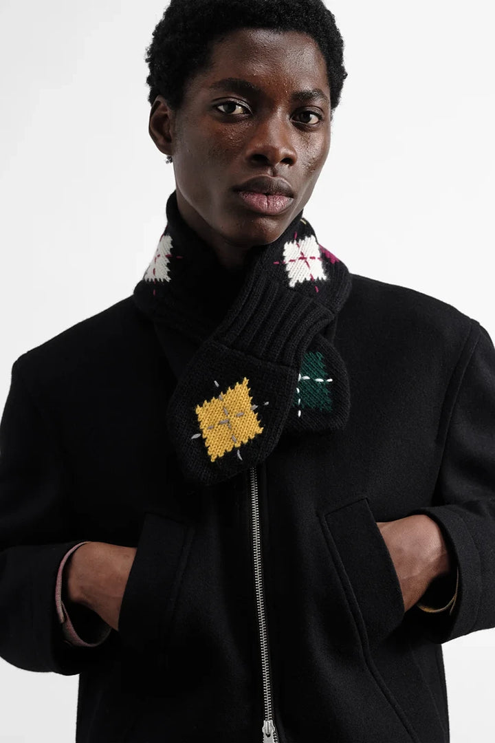 Slotted Scarf - Black