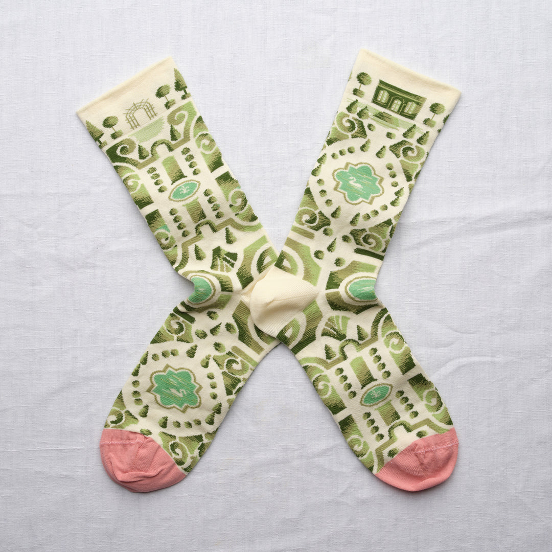 Garden Socks - Ecru - Frontiers Woman