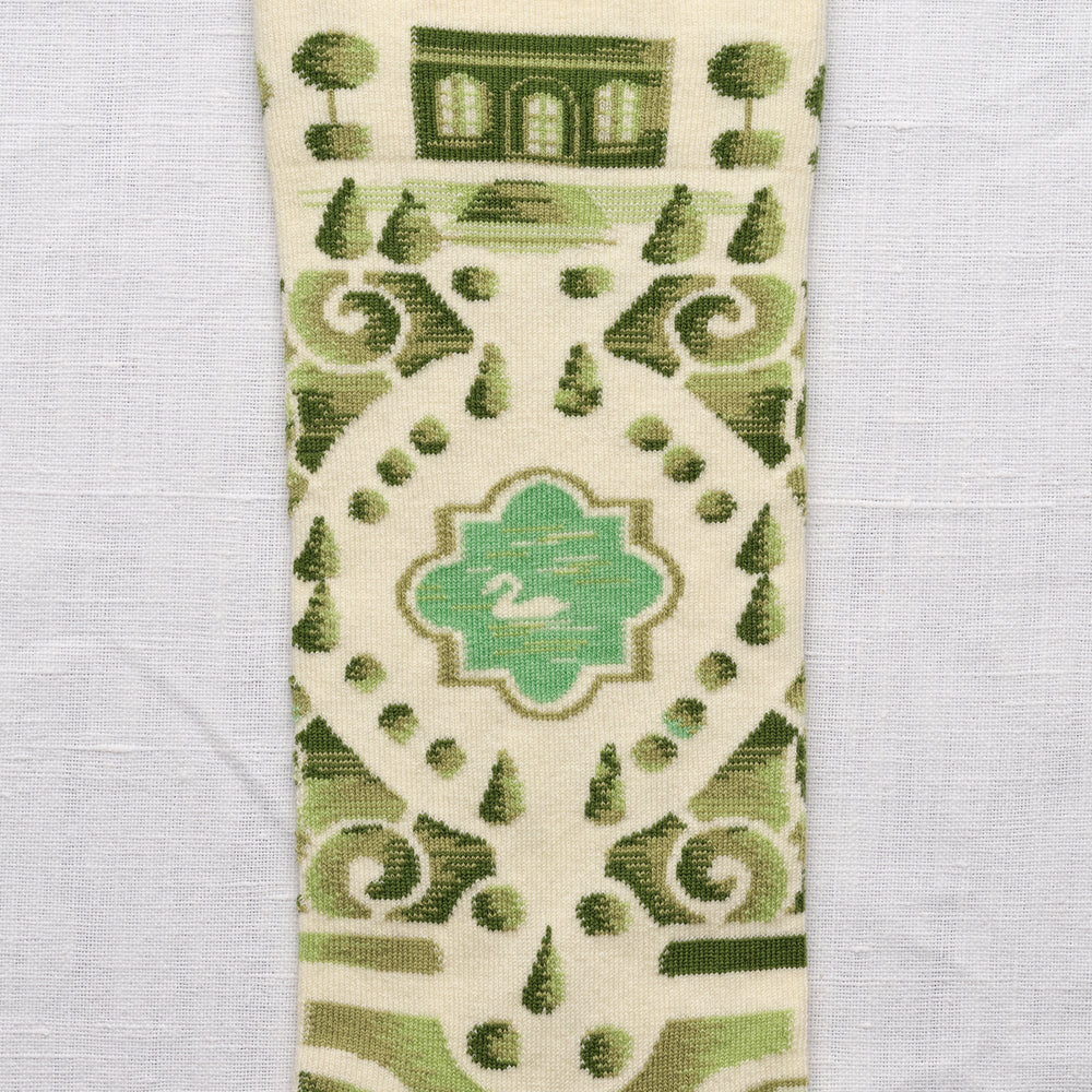 Garden Socks - Ecru - Frontiers Woman