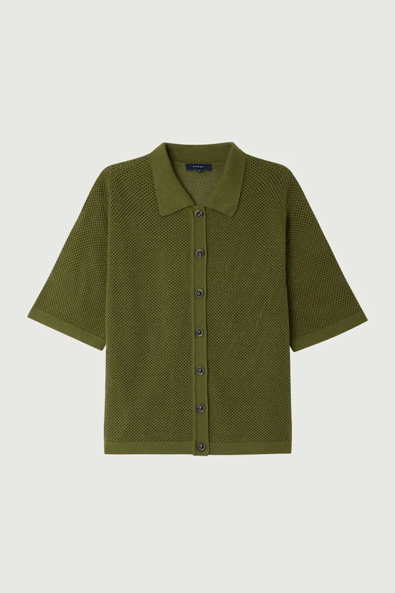 Davon Wool Polo - Absinthe