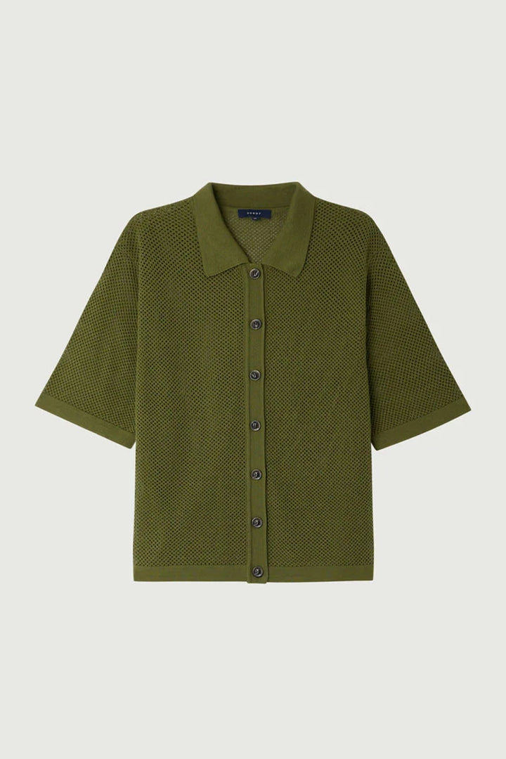 Davon Wool Polo - Absinthe