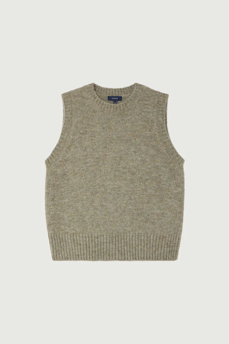 Namaste Wool Vest - Pastel Green