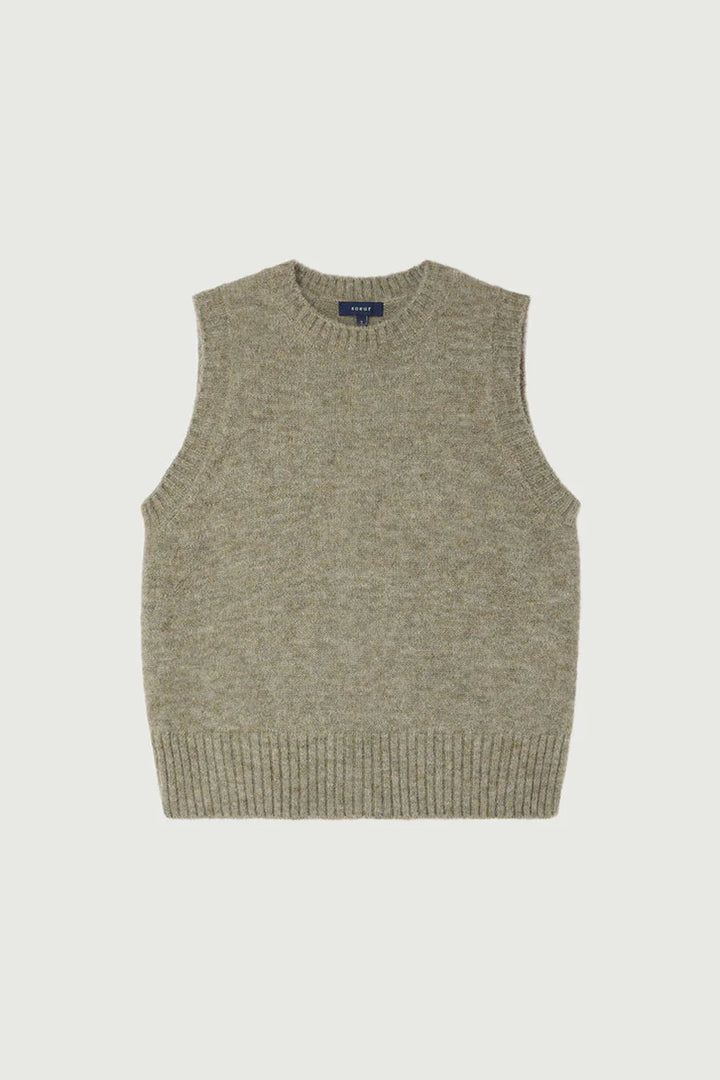 Namaste Wool Vest - Pastel Green