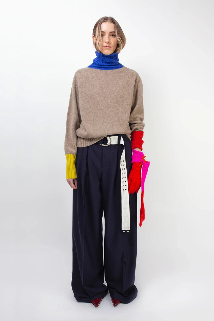 Rudi X Oversized Sweater - Dark Natural