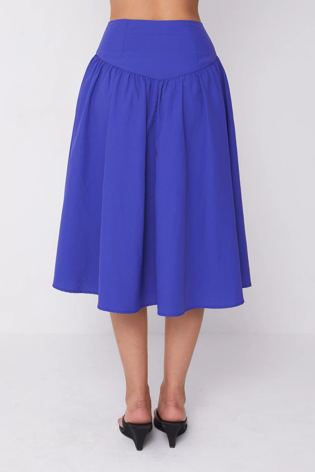 Deba Midi Skirt - Indigo