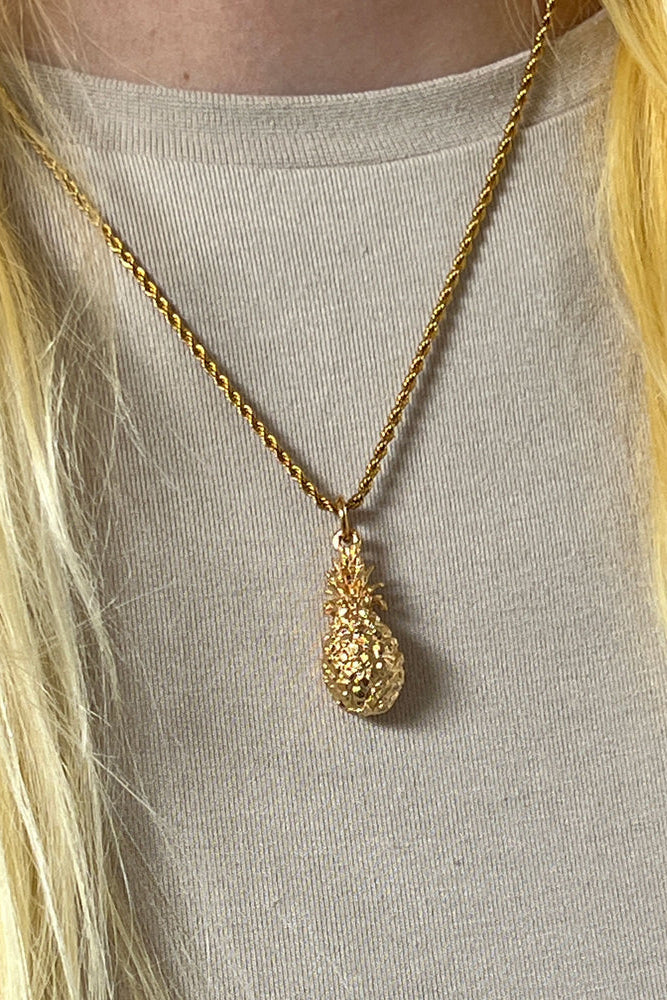 Pineapple Charm Necklace