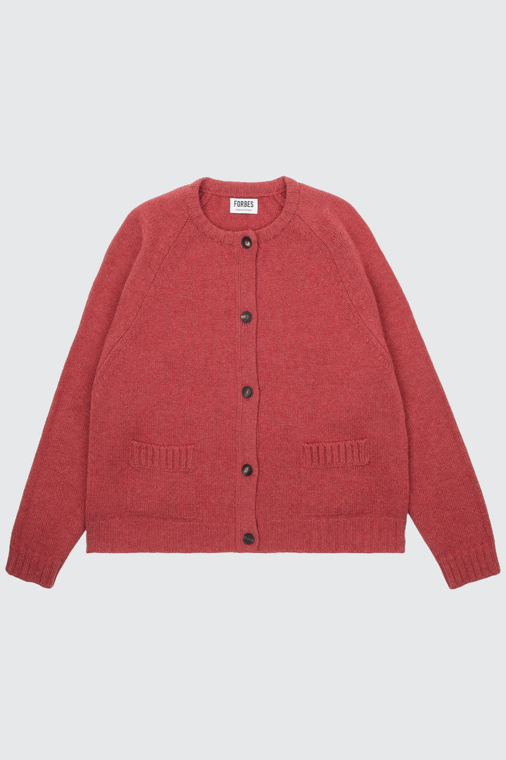 Raglan Sleeve Cardigan - Rouge - Frontiers Woman