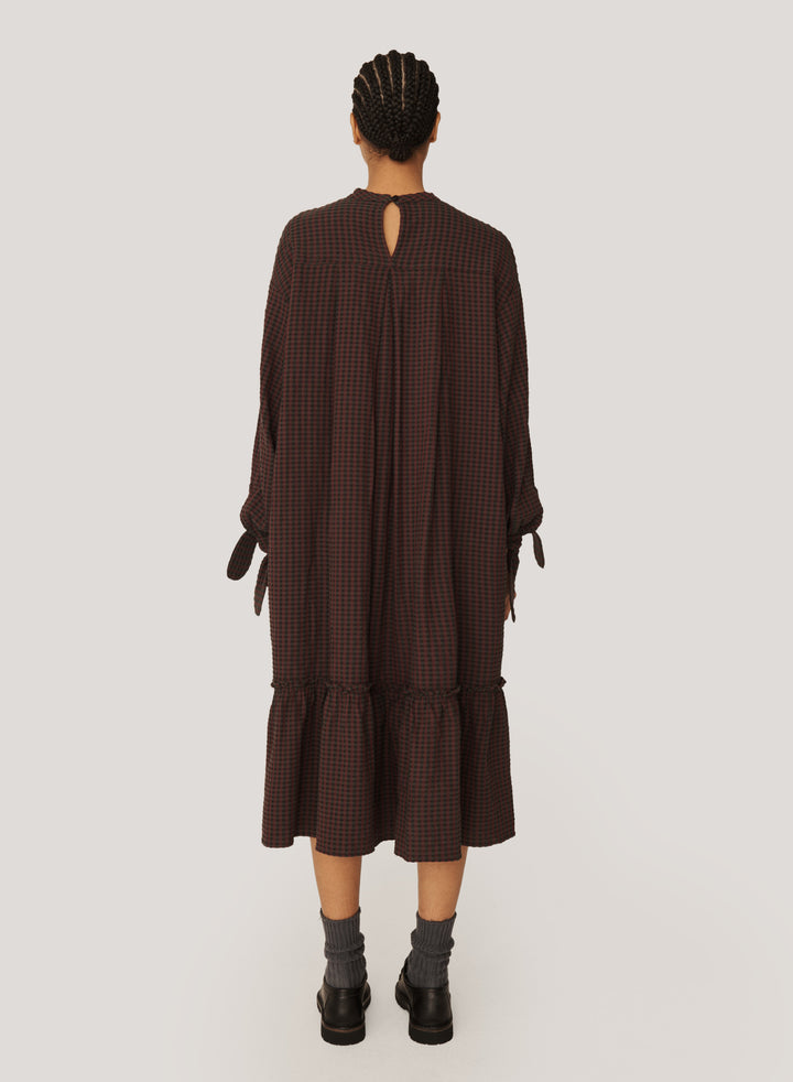Rushmore Dress - Burgundy Multi