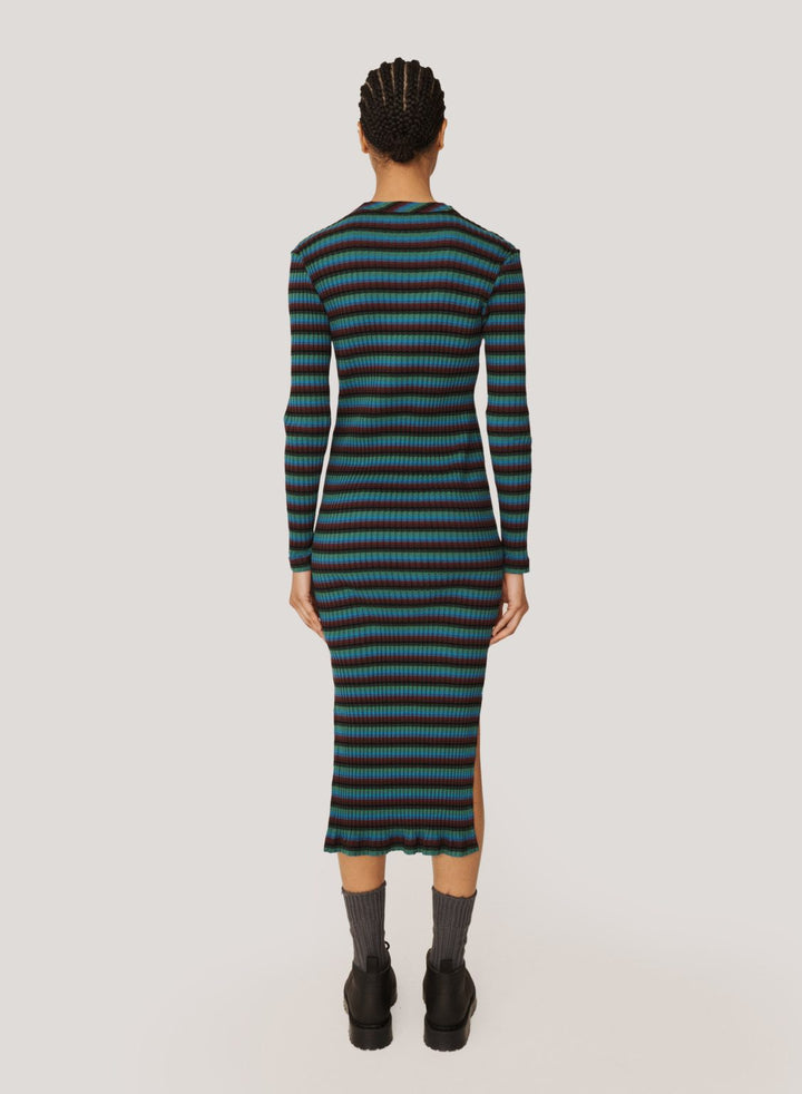 Raindrops Stripe Dress - Multi