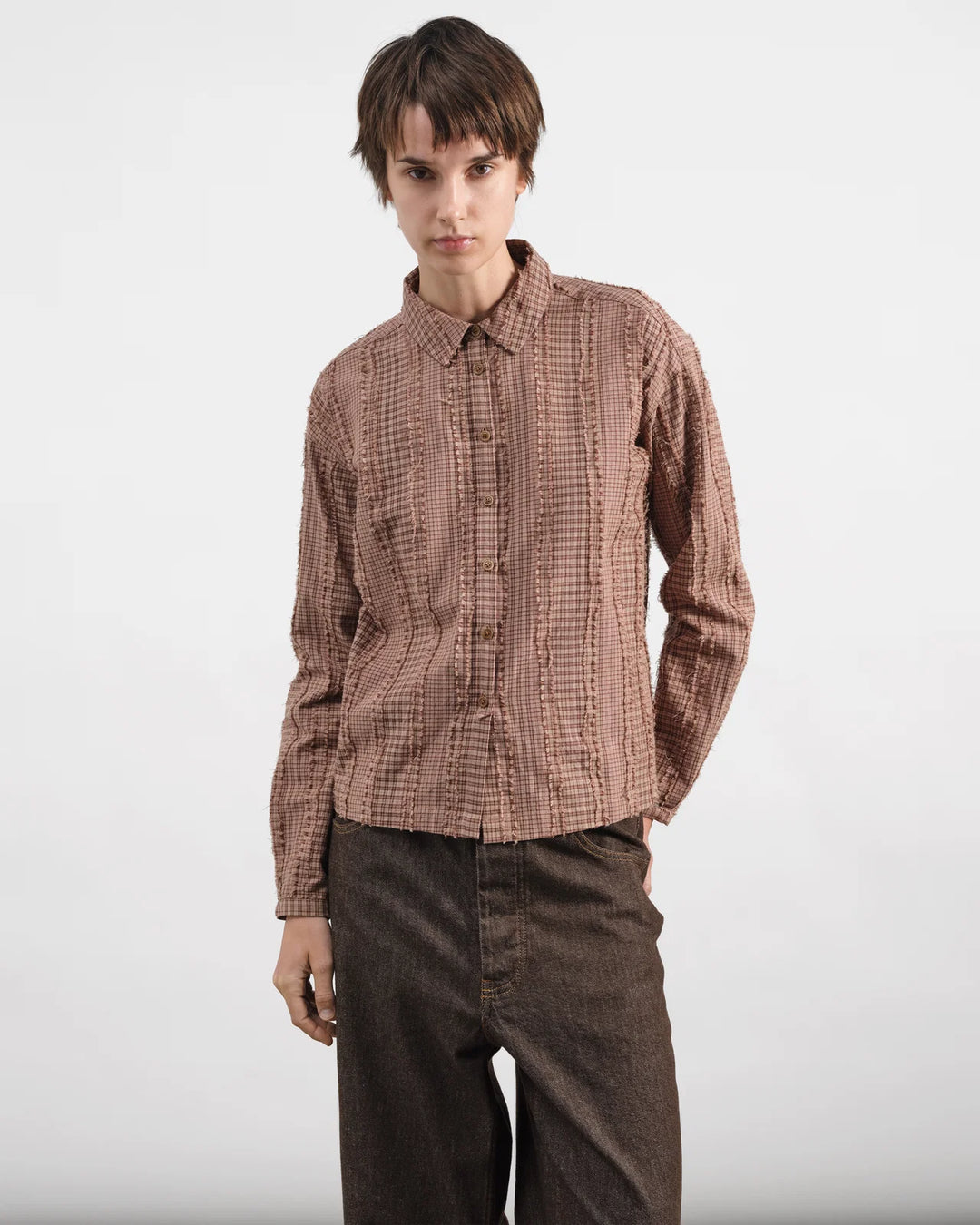 Marianne Shirt - Brown Multi