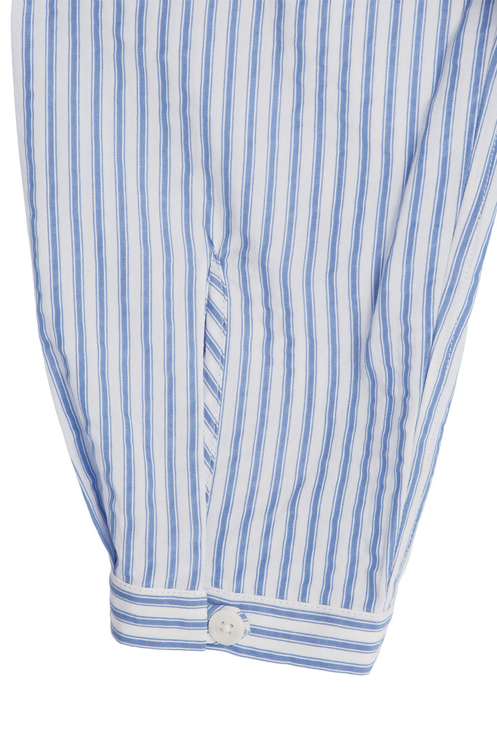 Marianne Shirt - White/Blue