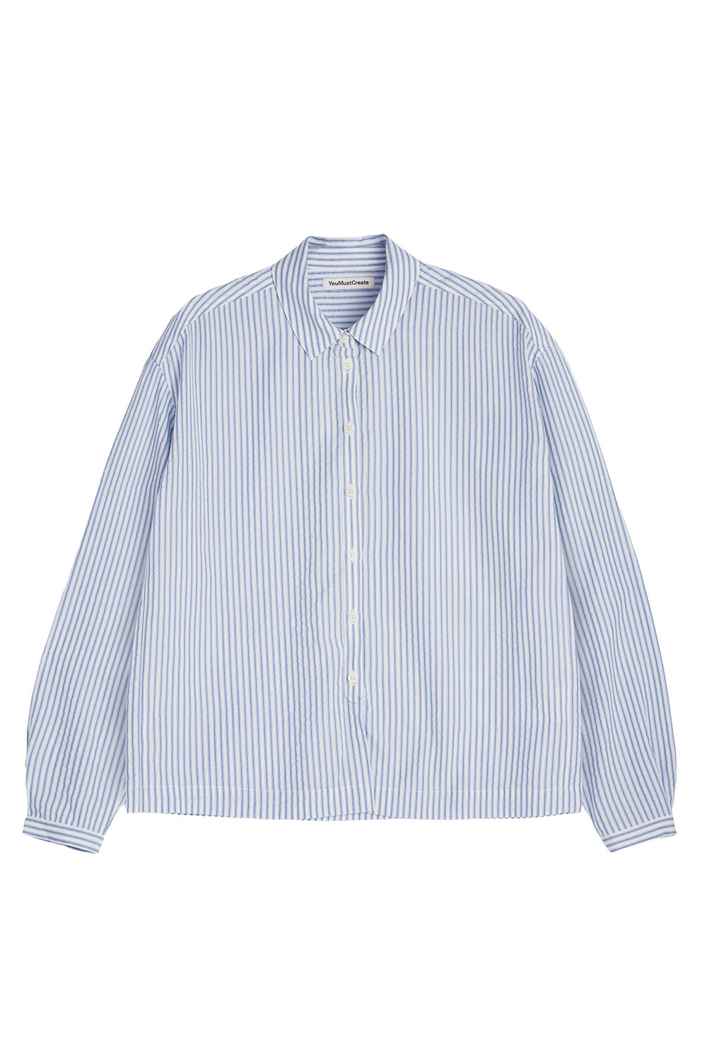 Marianne Shirt - White/Blue