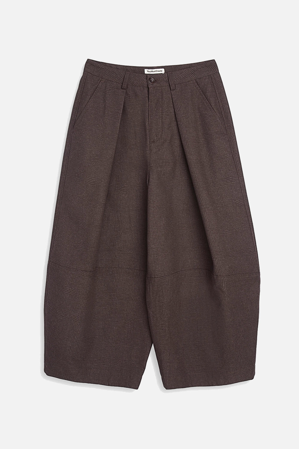 Deadbeat Trouser - Brown Wavy Jacquard