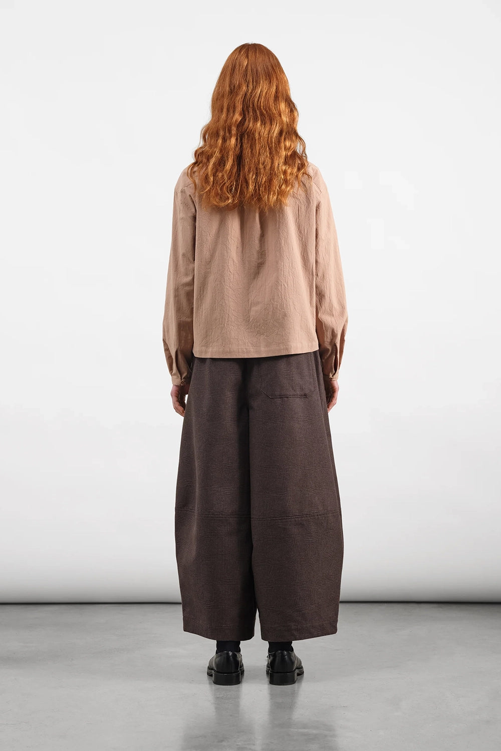 Deadbeat Trouser - Brown Wavy Jacquard