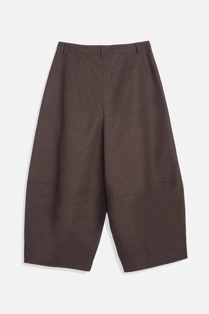 Deadbeat Trouser - Brown Wavy Jacquard