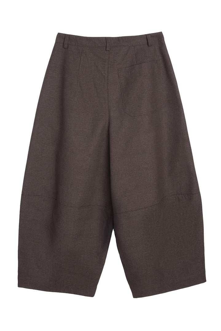 Deadbeat Trouser - Brown Wavy Jacquard