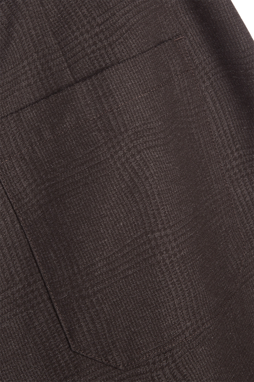 Deadbeat Trouser - Brown Wavy Jacquard