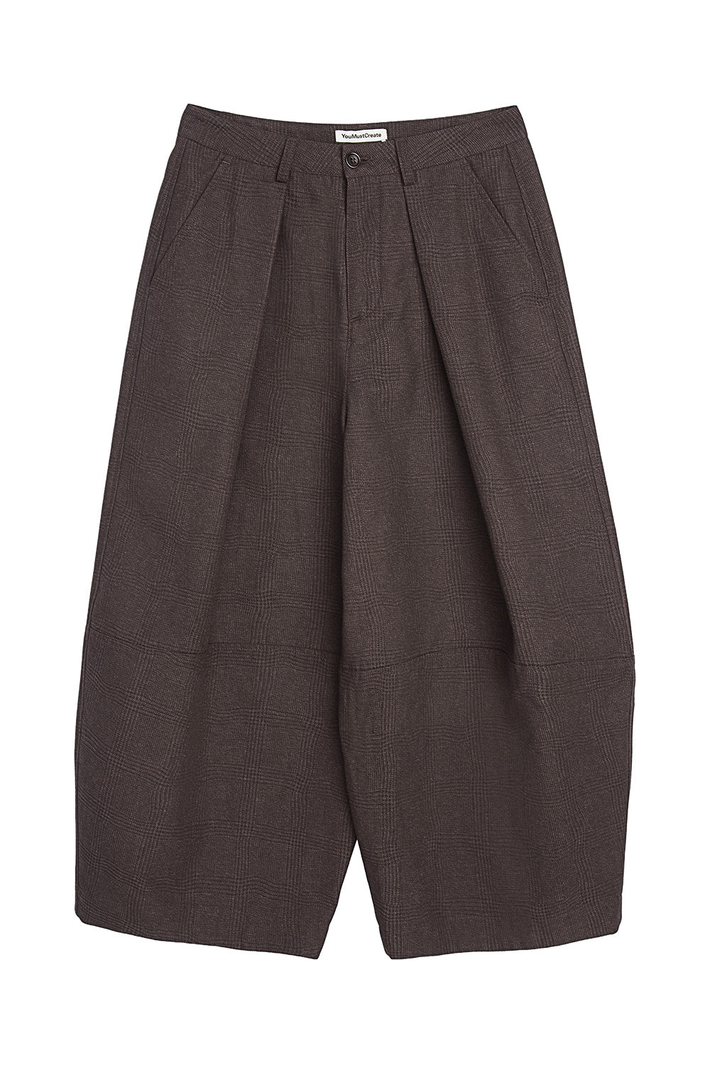 Deadbeat Trouser - Brown Wavy Jacquard