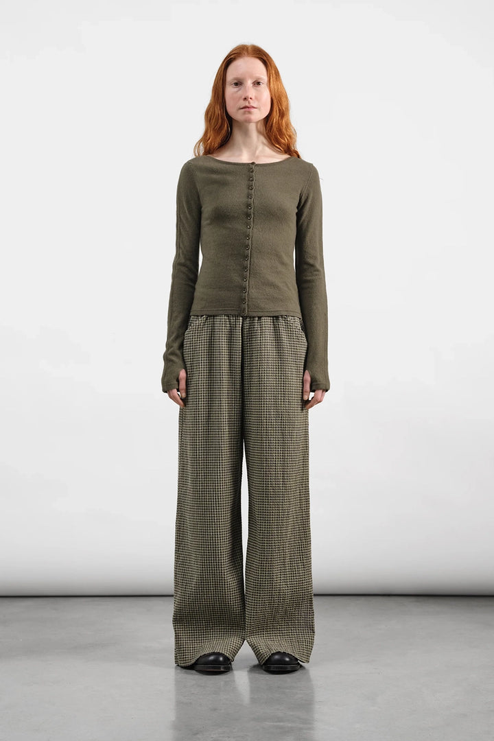 Envelope Trouser - Green Multi