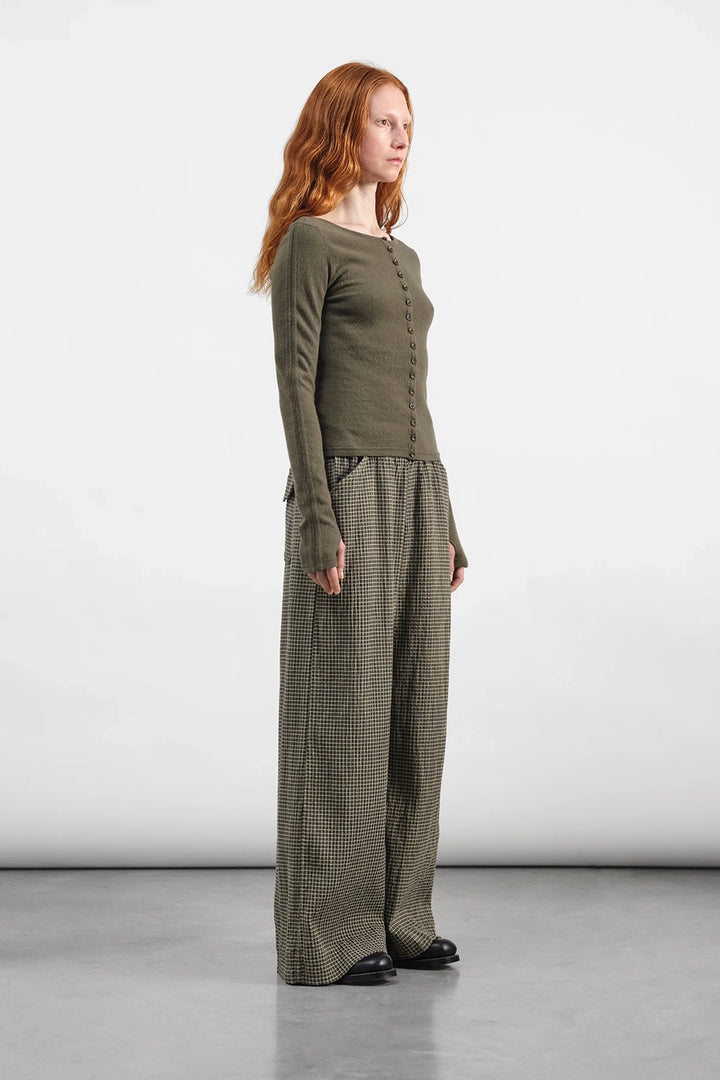 Envelope Trouser - Green Multi
