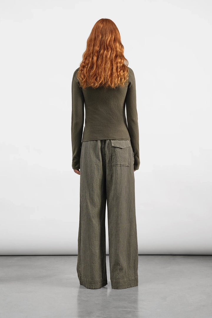 Envelope Trouser - Green Multi