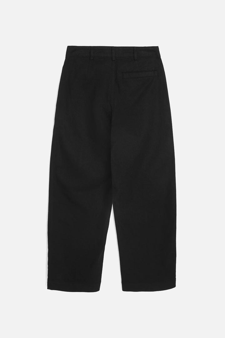 Peggy Trouser - Black Organic Twill
