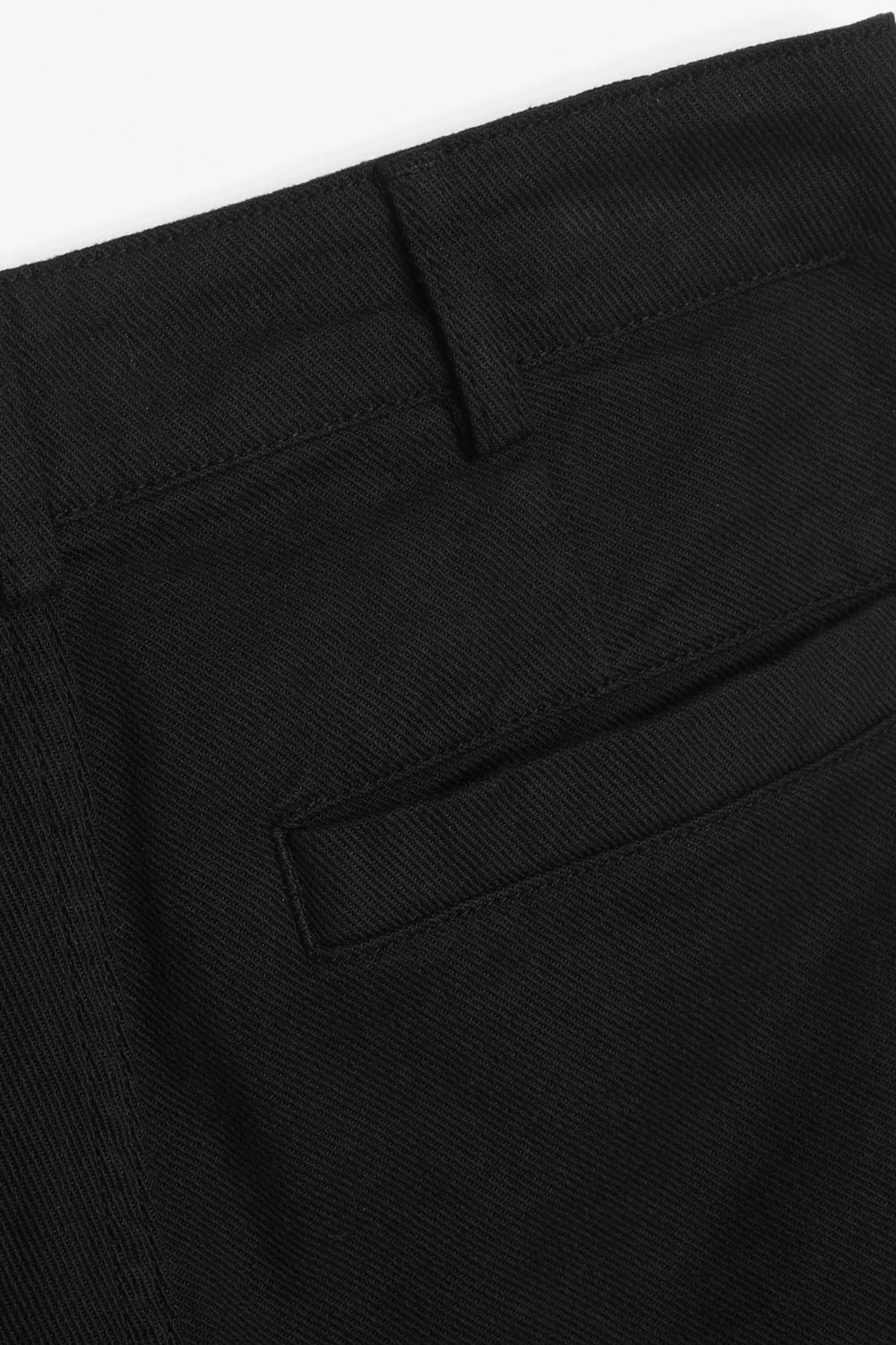 Peggy Trouser - Black Organic Twill