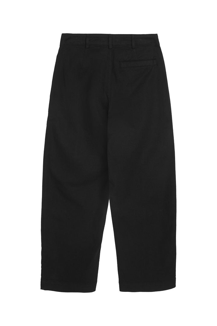 Peggy Trouser - Black Organic Twill