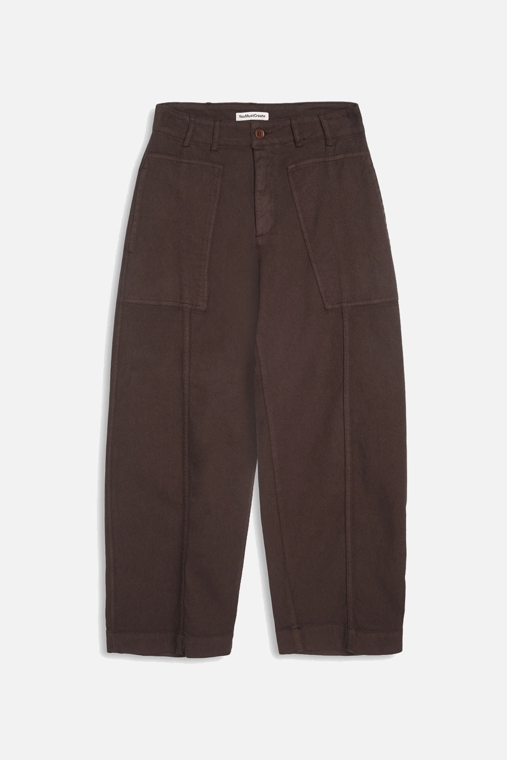 Peggy Trouser - Brown Organic Twill