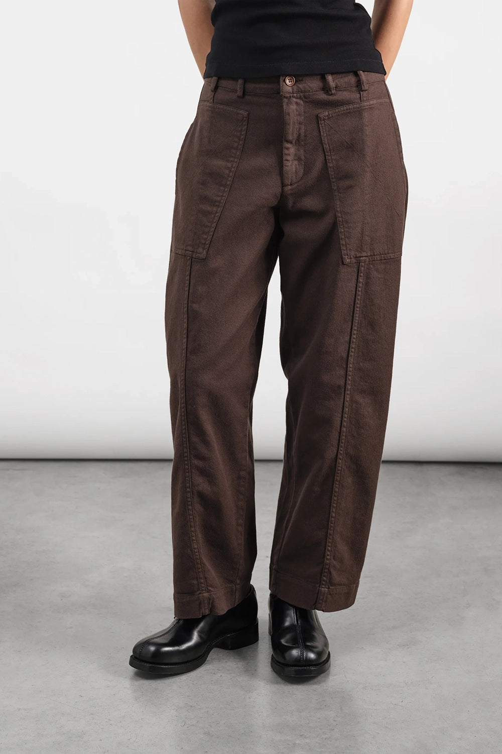 Peggy Trouser - Brown Organic Twill