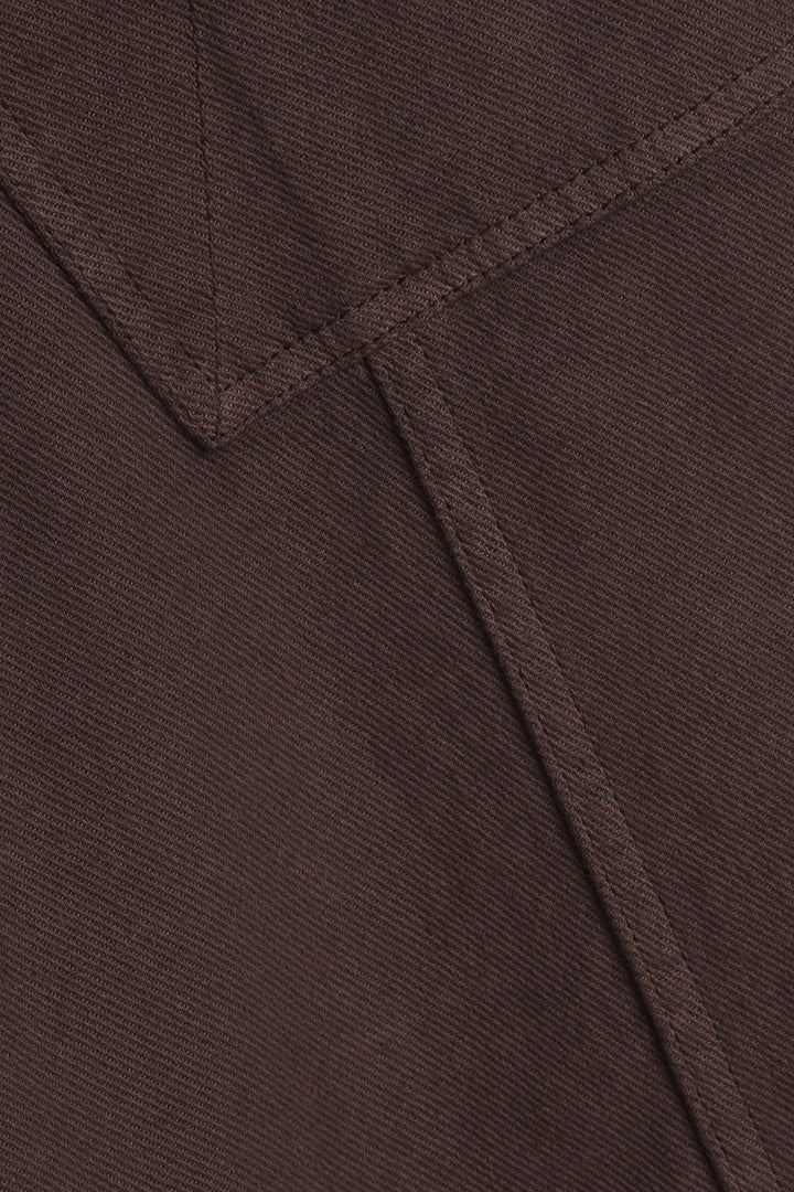 Peggy Trouser - Brown Organic Twill