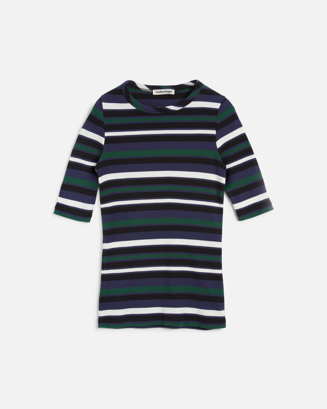 Charlotte T-Shirt - Multi Stripe - Frontiers Woman