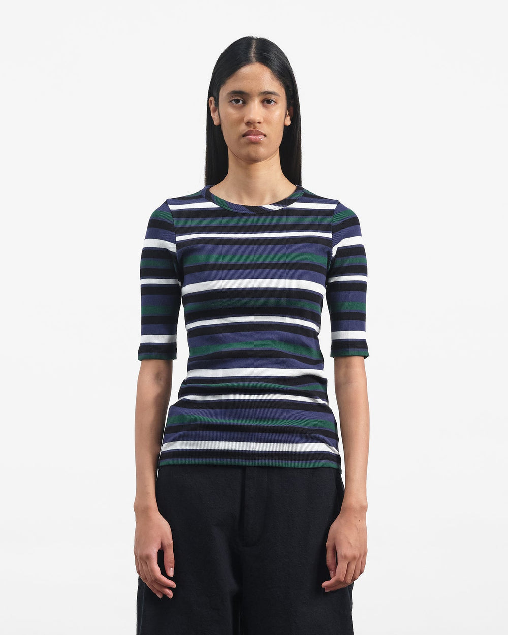 Charlotte T-Shirt - Multi Stripe - Frontiers Woman