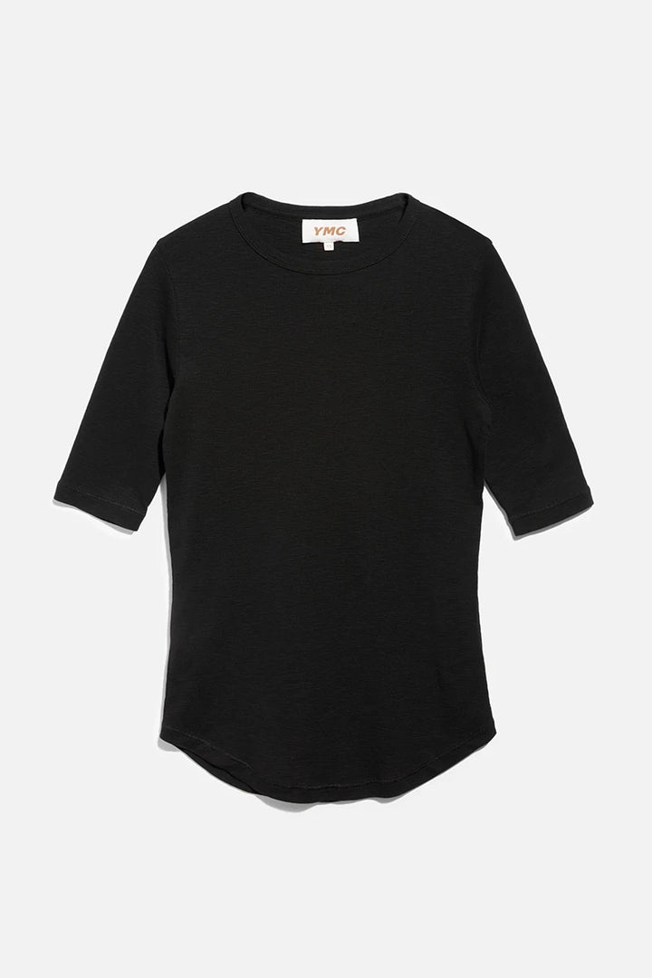 Charlotte Short Sleeve Top - Black - Frontiers Woman