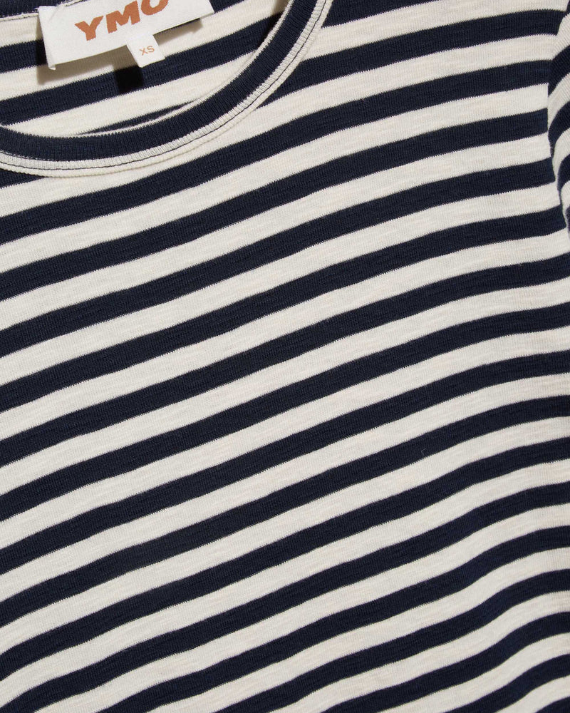 Charlotte Long Sleeve Top - Navy Stripe