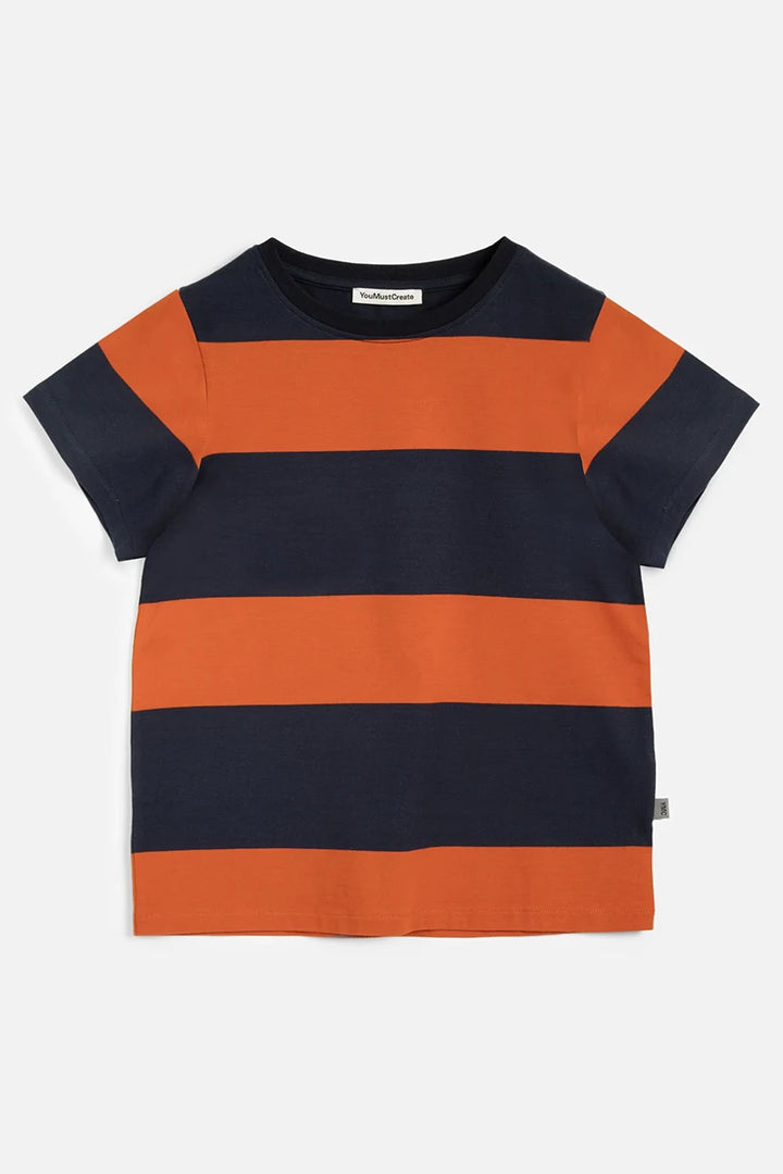 Day T-Shirt YMC Tab - Navy/Spice