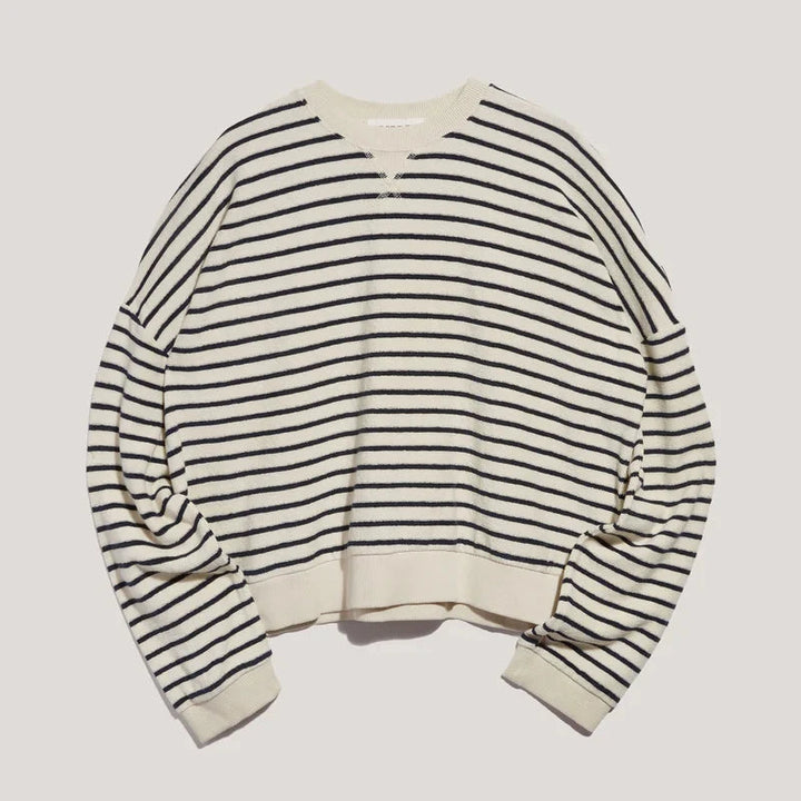 Almost Grown Sweatshirt -  Ecru Stripe