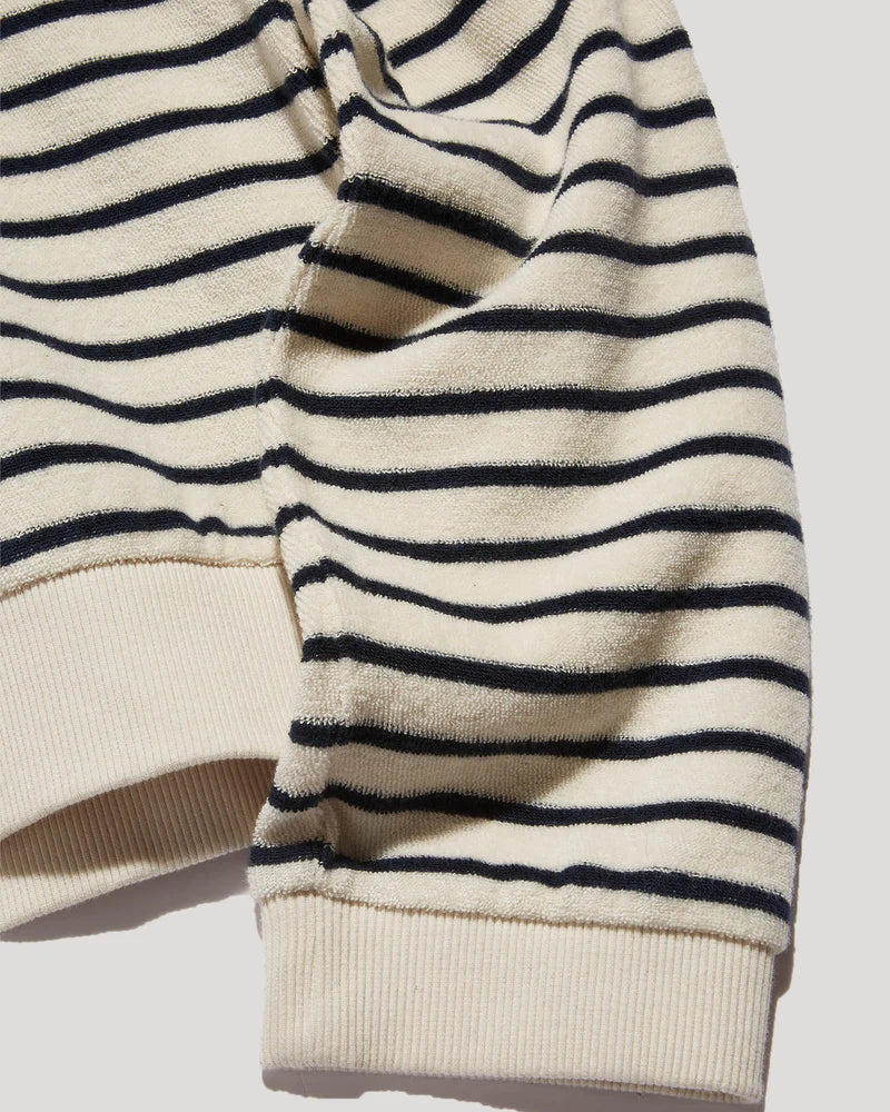 Almost Grown Sweatshirt -  Ecru Stripe