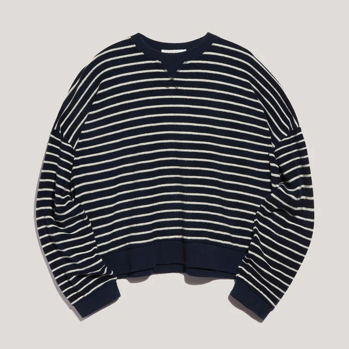 Almost Grown Sweatshirt -  Navy Stripe