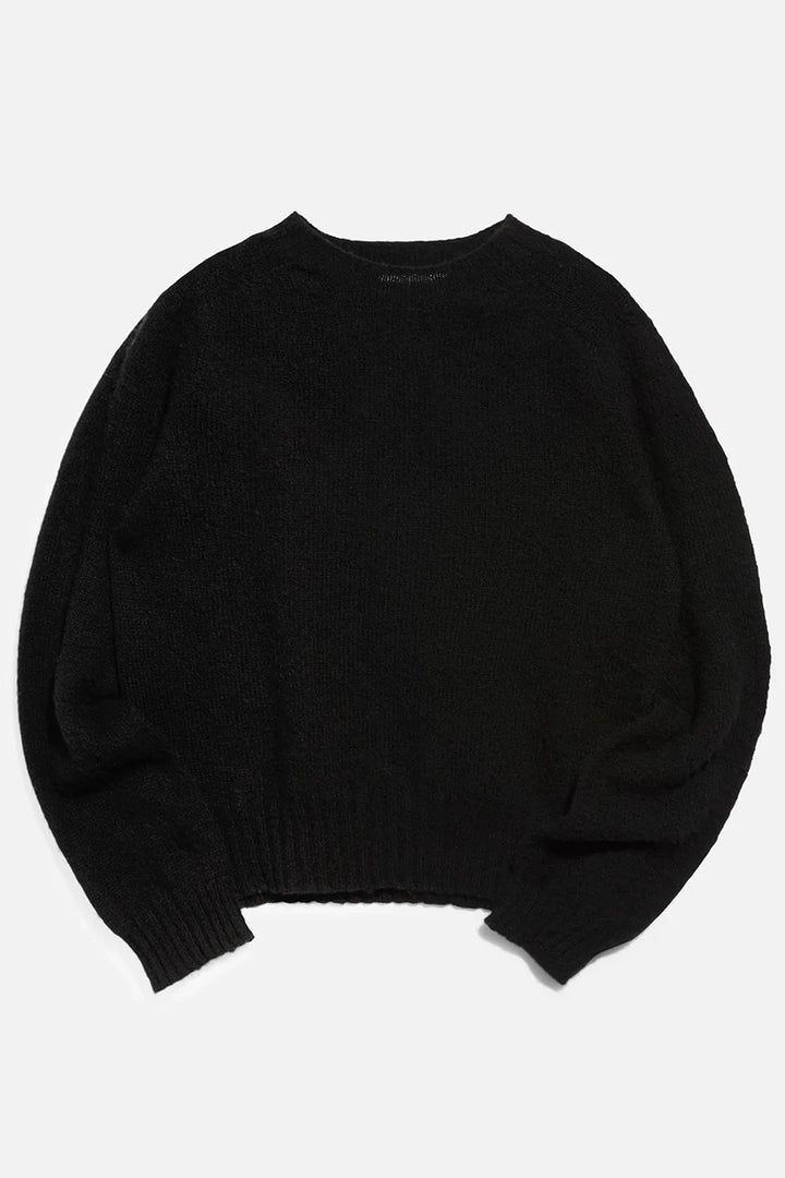 Jets Crew Neck Knit - Black
