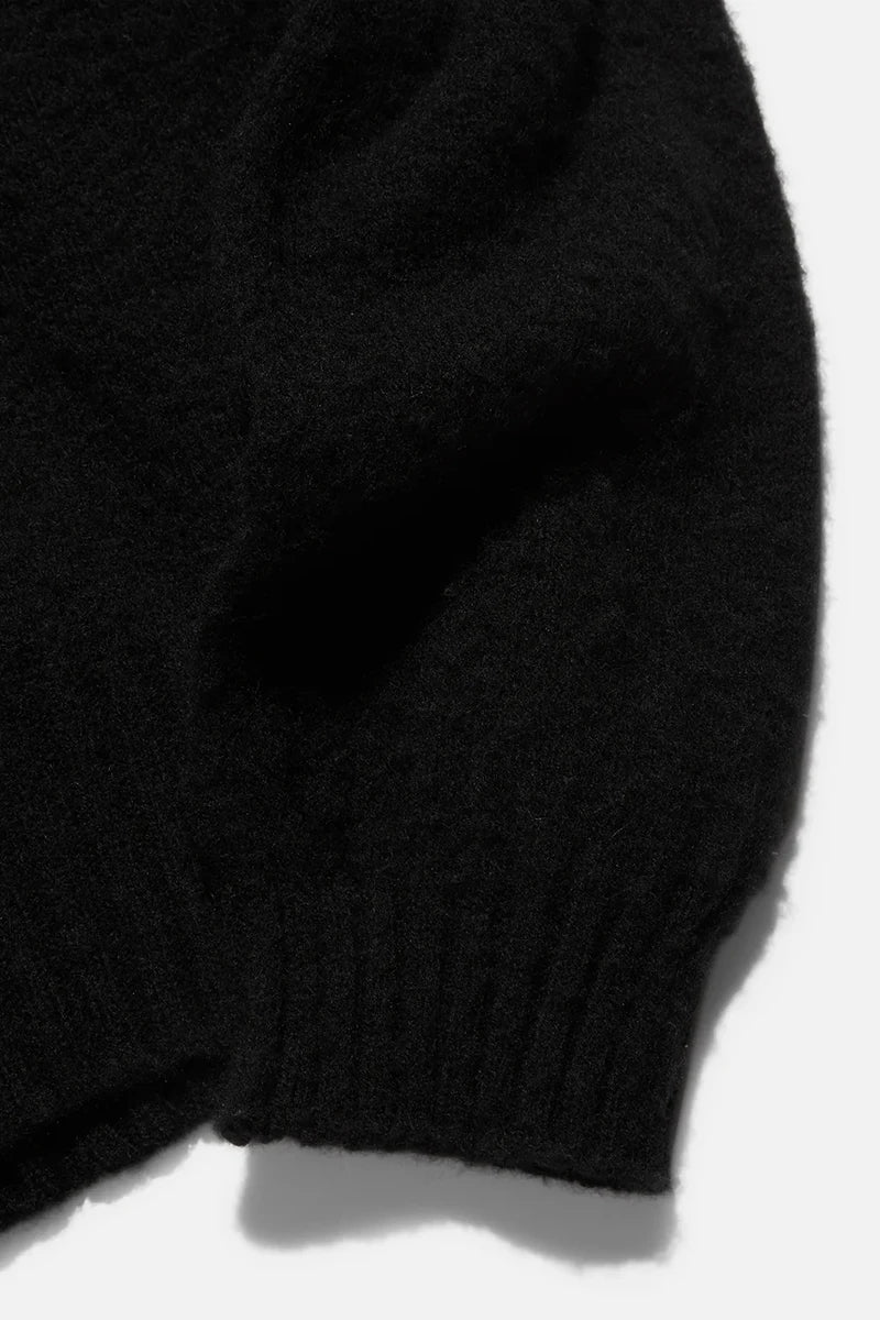 Jets Crew Neck Knit - Black
