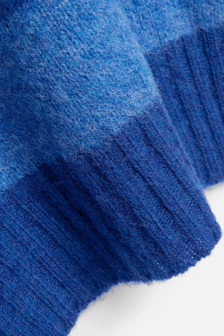 Jets Crew Stripe Knit - Blue