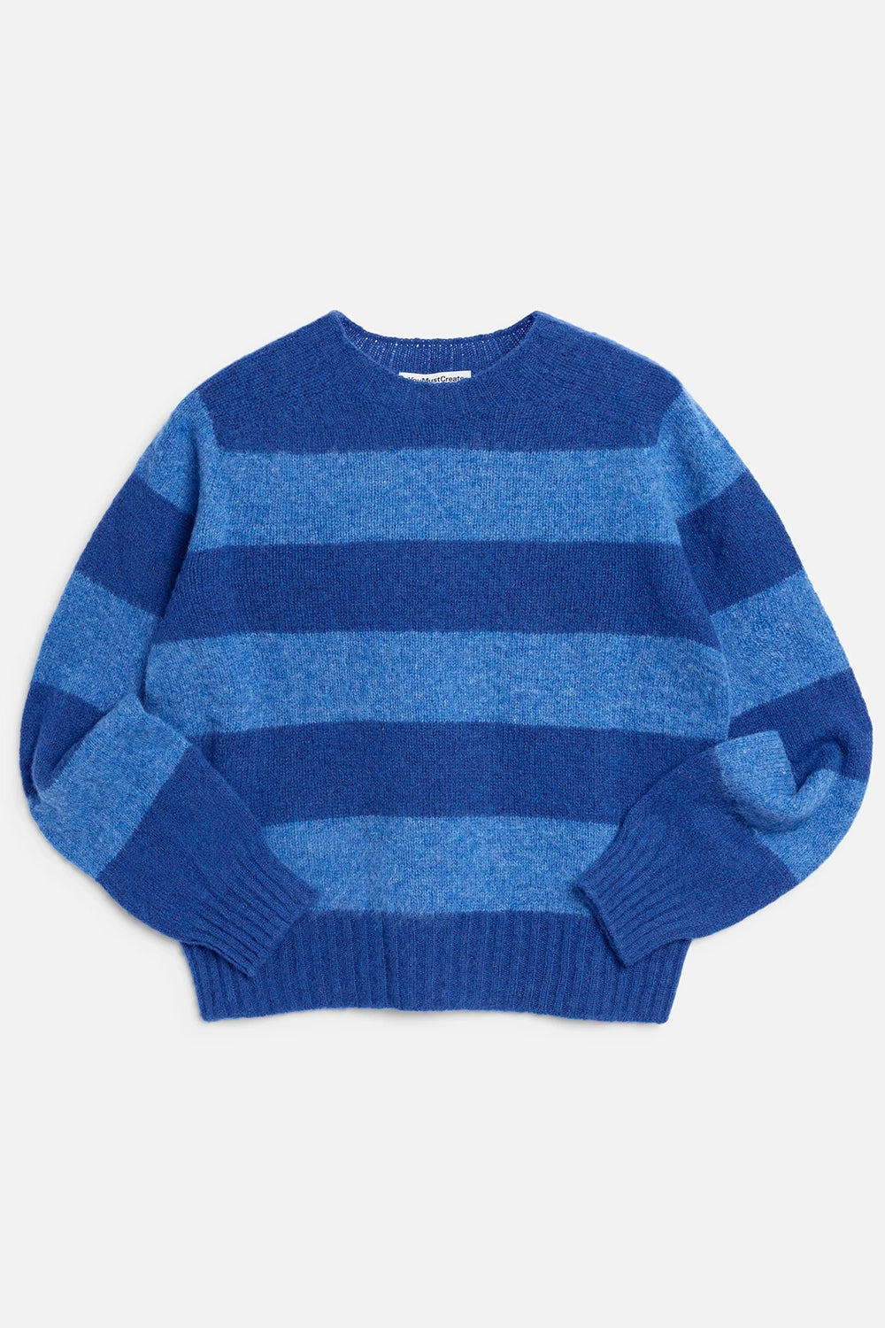 Jets Crew Stripe Knit - Blue