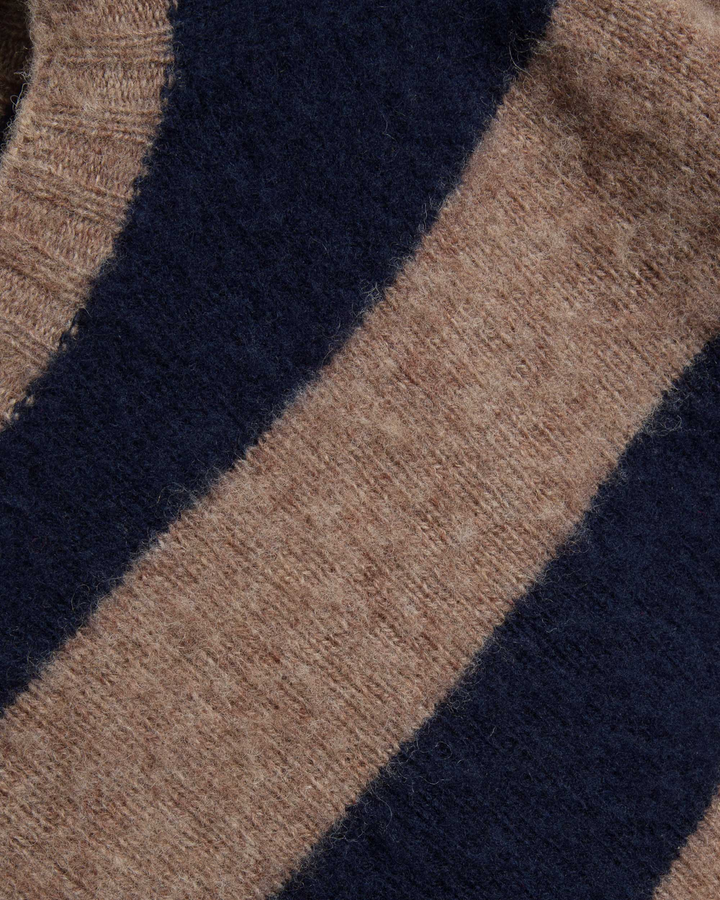 Jets Jumper - Navy Stripe