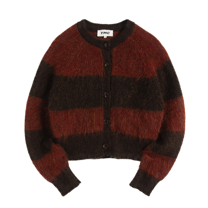 Foxtail Cardigan - Red Stripe