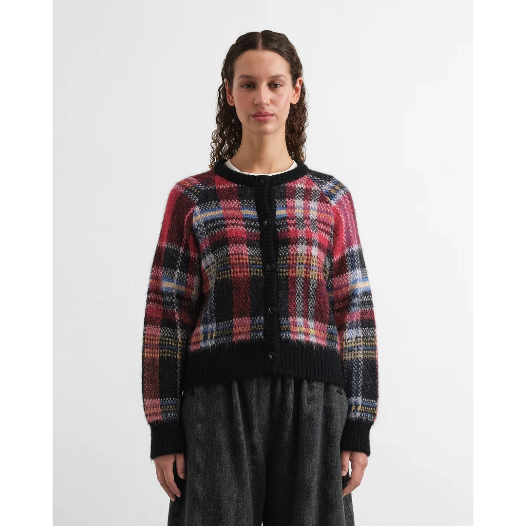 Foxtail Tartan Cardigan - Multi