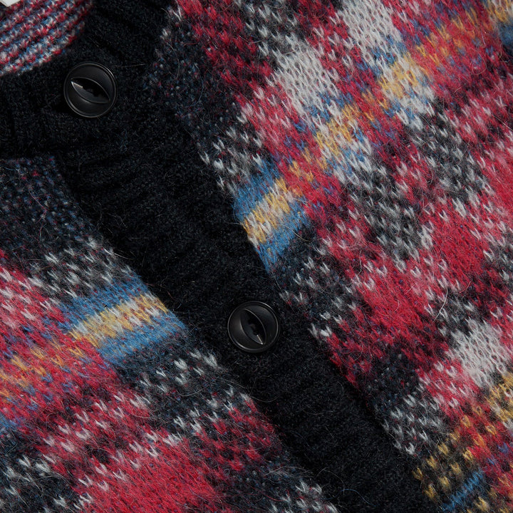 Foxtail Tartan Cardigan - Multi